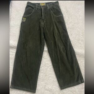 90s JNCO Smoke stacks 179 wide corduroy pants
